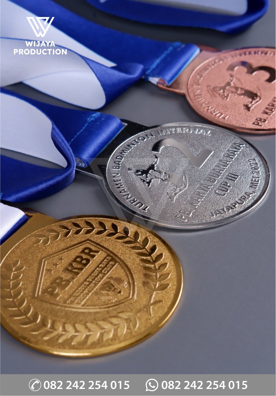 Detail Medali Turnamen Badminton Internal