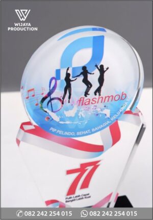 Detail Plakat Akrilik Flashmob PIP Pelindo